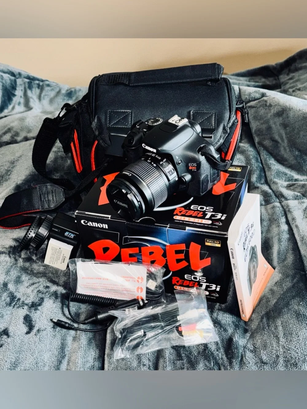 Canon Rebel EOS T3i Black DSLR Camera